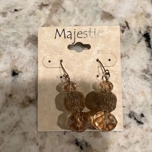 Majestic earrings never worn